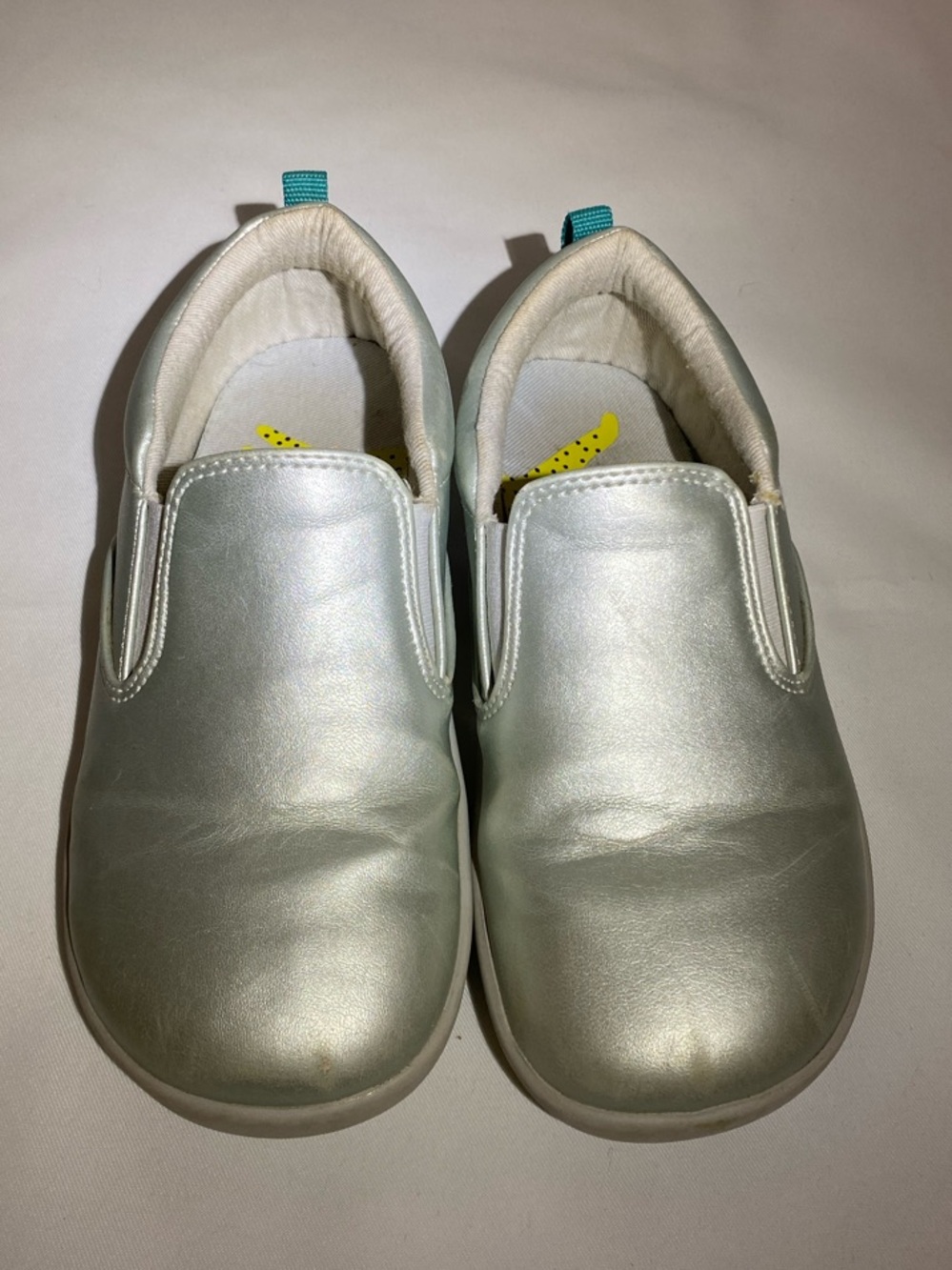 Ten Little kids slip-on sneakers in metallic silver - Size 13